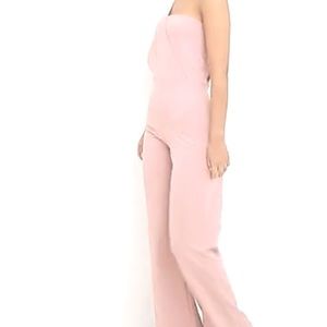 Free People Light Pink Jumpsuit